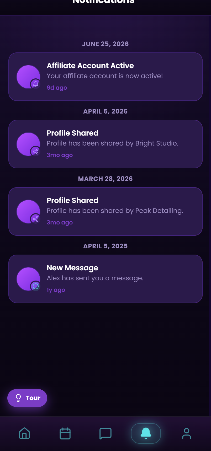 MAGNAT3 — Notifications